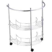 Storage Organiser Under Basin - Bathroom Gadgets - Rail Rack Shelf Caddy