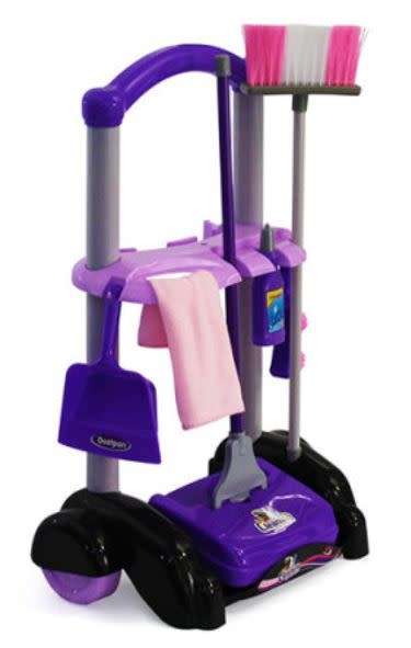 Jeronimo At Home Toy Cleaning Trolley Play Set Kitchen Housework Pretend Playing