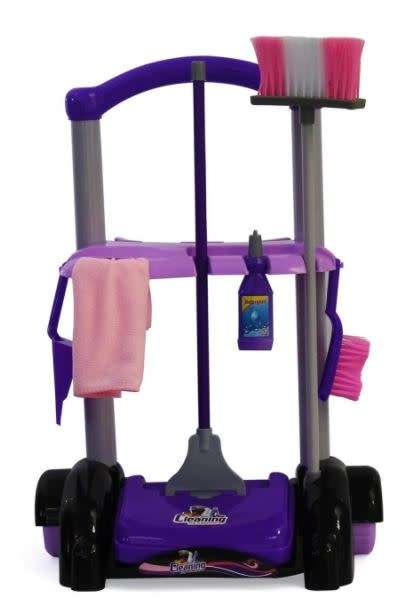 Jeronimo At Home Toy Cleaning Trolley Play Set Kitchen Housework Pretend Playing
