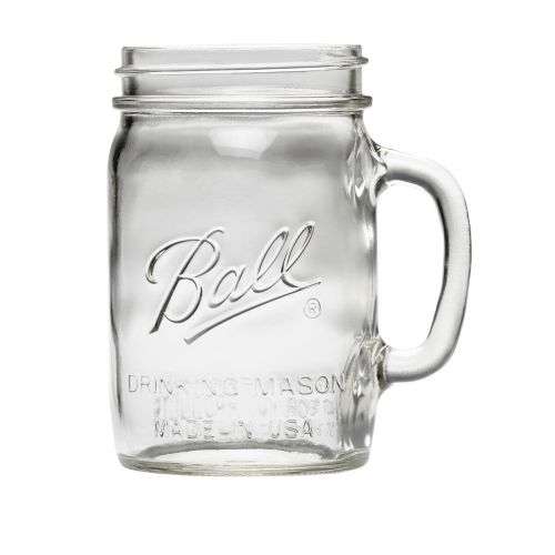 Drinking  Mason Glass Jars Set of 4