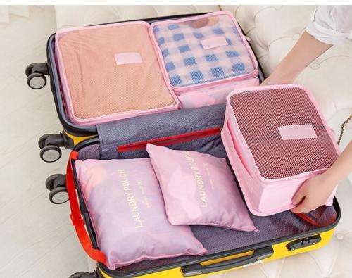 Travel Organiser Luggage Set Packing Cubes Storage
