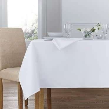 Table Cloth Rectangular White