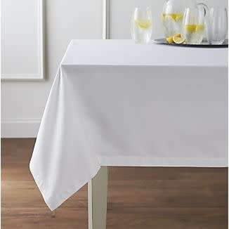 Table Cloth Rectangular White