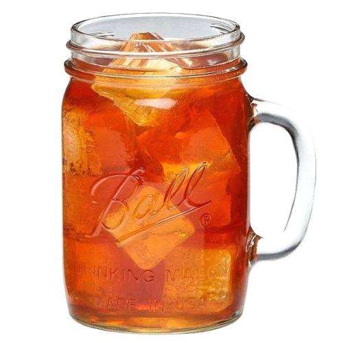 Drinking  Mason Glass Jars Set of 4