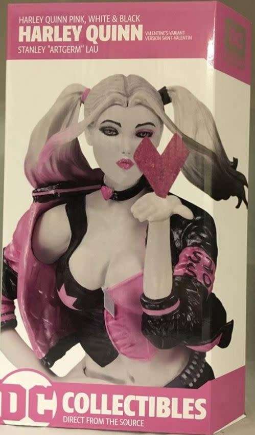 DC Collectibles Harley Quinn Pink, White and Black Statue
