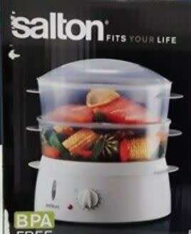 Salton Food Steamer 2 layer White