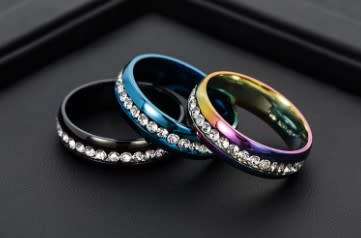 Stunning Sparkling Fashion Rings
