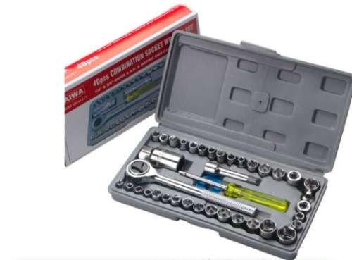 40 Piece Combination Craftsmans Tools Socket Wrench Set