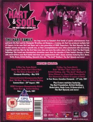 WWE Hart & Soul Hart Family Anthology DVD Set