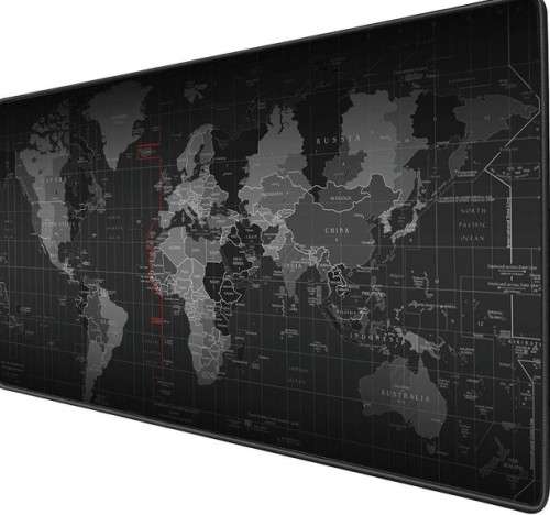 MousePad World Map Anti-Slip Extended Mouse Pad