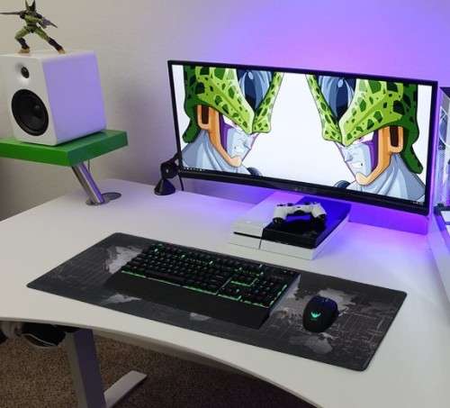 MousePad World Map Anti-Slip Extended Mouse Pad