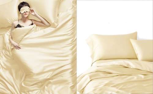 Satin Bedding Set 7 Pieces