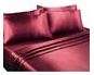 SATIN SHEET SET BURGUNDY