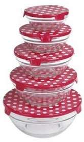 Glass Bowls Set of 5