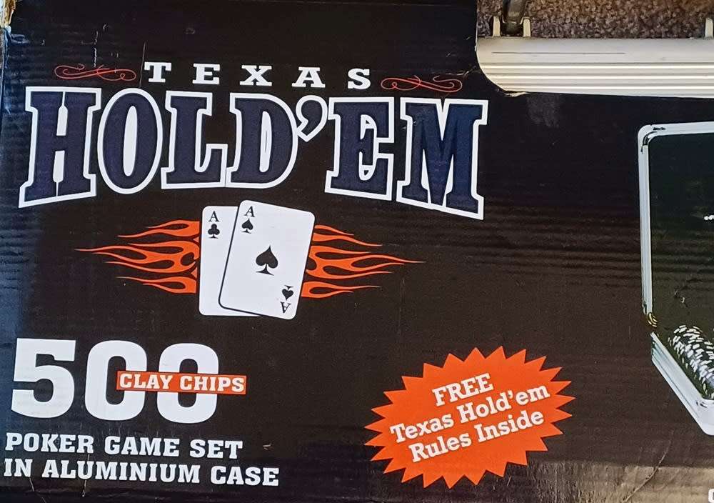 Poker Chips Texas Hold-Em Poker Game Set 500 Pieces