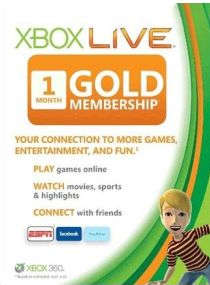 Xbox Live Gold 1 Month Membership (Digital code - Emailed for fast delivery)