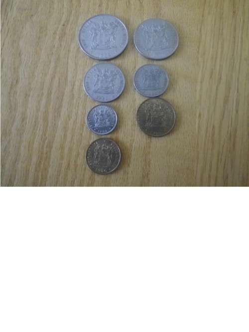 1986 Coat of Arms 1,2,5,10,20,50,R1.