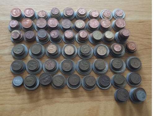 Coin set from 1965 to 2018 (NOT A FULL SET PLEASE CHECK LIST)