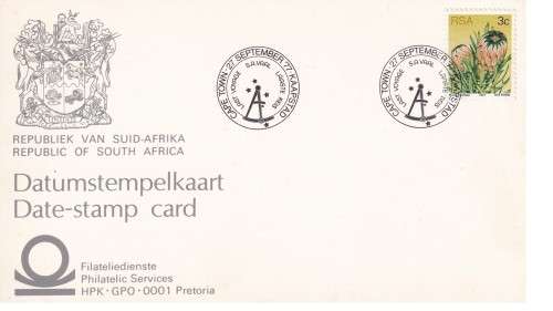 R.S.A. Date stamp card