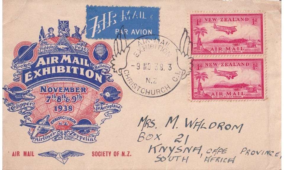 New Zealand air mail Exhibition.