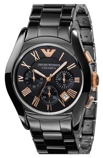 Armani Watch - Black Ceramica - Chronograph