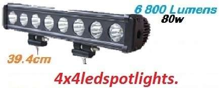 80w Black Led Bar