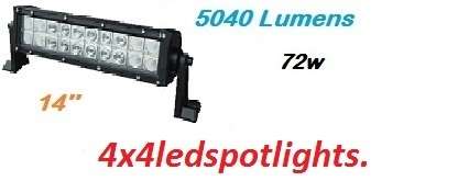 72w Double Row Cree T6 LED BAR Combo of Spot/Flood-light  FREE DELIVERY