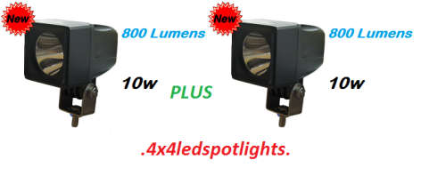 Pair of 2 x 10w Cree LED Touring Spotlights