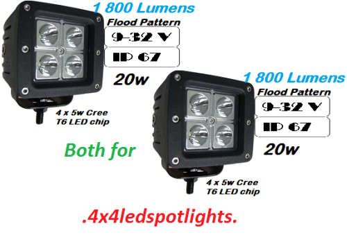 Pair of 2 x 20w LED Flood light   FREE DELIVERY