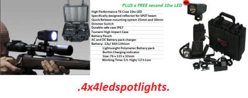 Telescope Cree T6 LED Hunt Spotlight  FREE DELIVERY