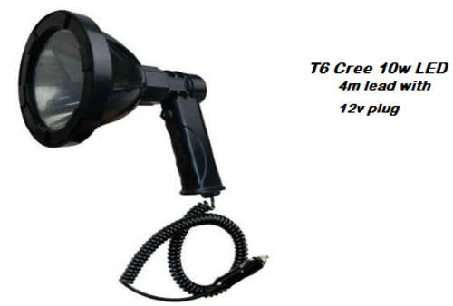10w Hand held LED Search/ Spot Light for hunt, camp  FREE DELIVERY
