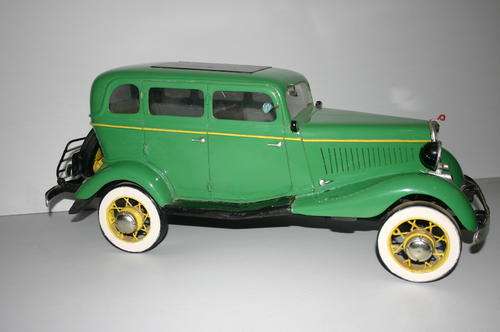 Big Hand Crafted Collectors Vintage 34 Ford V8 Sedan Car