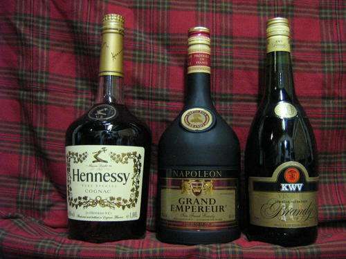 Hennessy Cocnag and Brandy