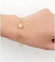 Good Karma Fashion Bracelet, Gold, Heart