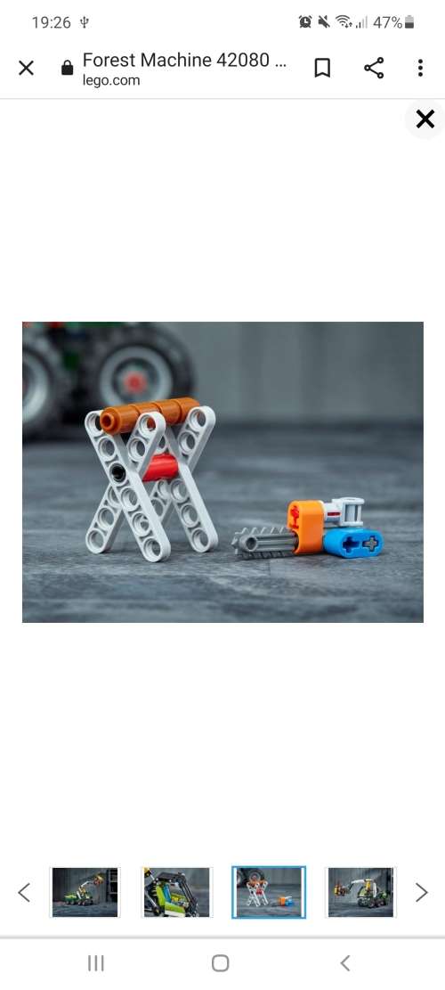 LEGO® Forestry Machine with Power Functions motor and an advanced pneumatic system 42080