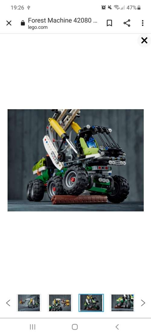 LEGO® Forestry Machine with Power Functions motor and an advanced pneumatic system 42080