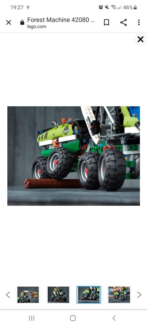 LEGO® Forestry Machine with Power Functions motor and an advanced pneumatic system 42080