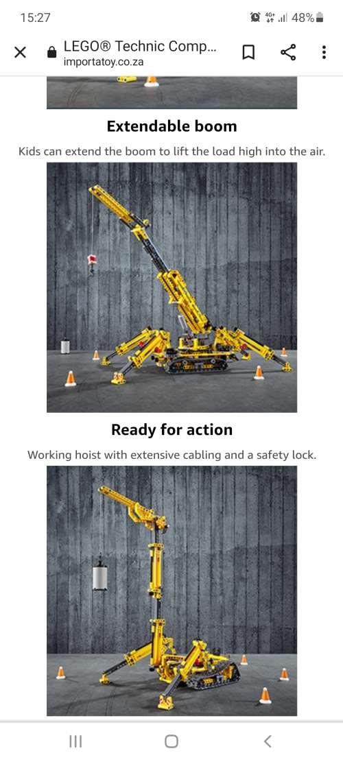 LEGO® Technic Compact Crawler Crane!  