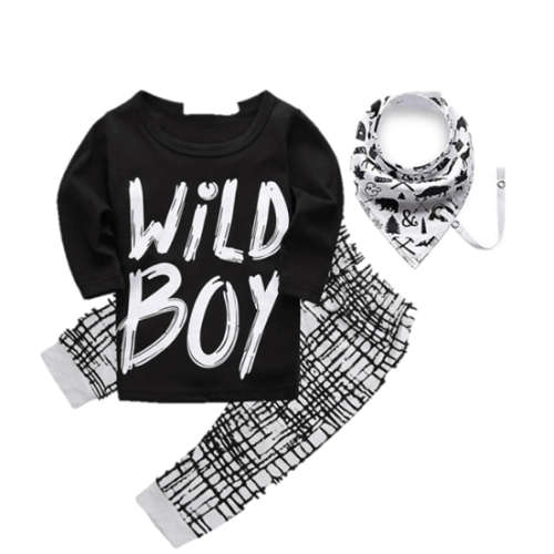 WILD BOY 3PCS SET 6-12M