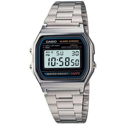 Casio Mens A158WA-1Q Retro Digital Watc