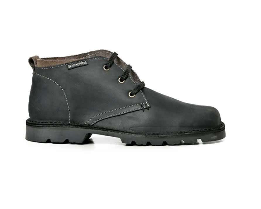 Grasshoppers - Griffin Grey Sandiego Mens Suede Vellies/Veldskoen/Boots uk 11