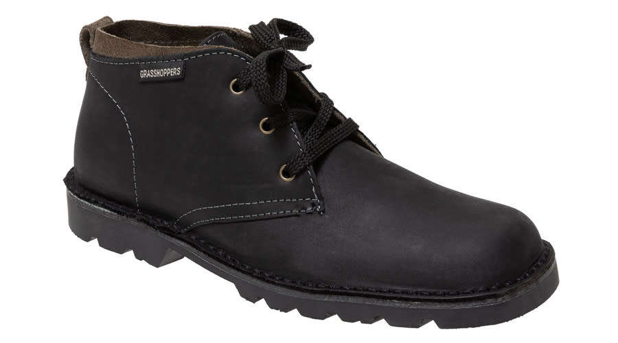 Grasshoppers - Griffin Grey Sandiego Mens Suede Vellies/Veldskoen/Boots uk 11