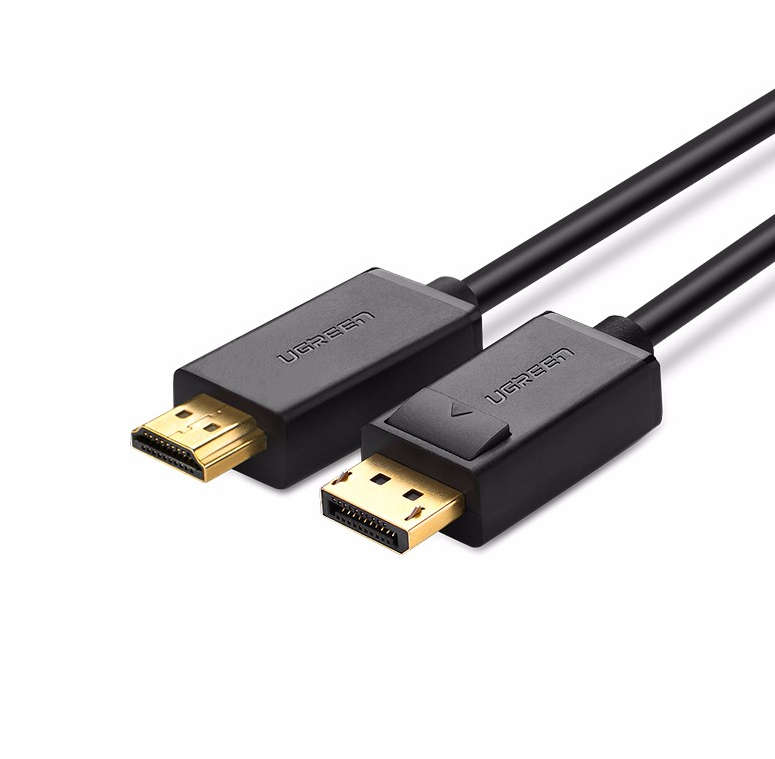 UGreen DP M to HDMI M 4K 30 1.5m Cable - Black