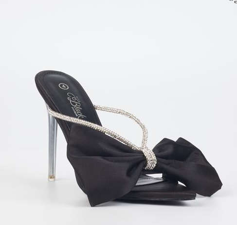 MISS BLACK BLACK CHIC1 SANDAL UK 8