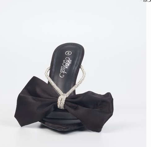 MISS BLACK BLACK CHIC1 SANDAL UK 8