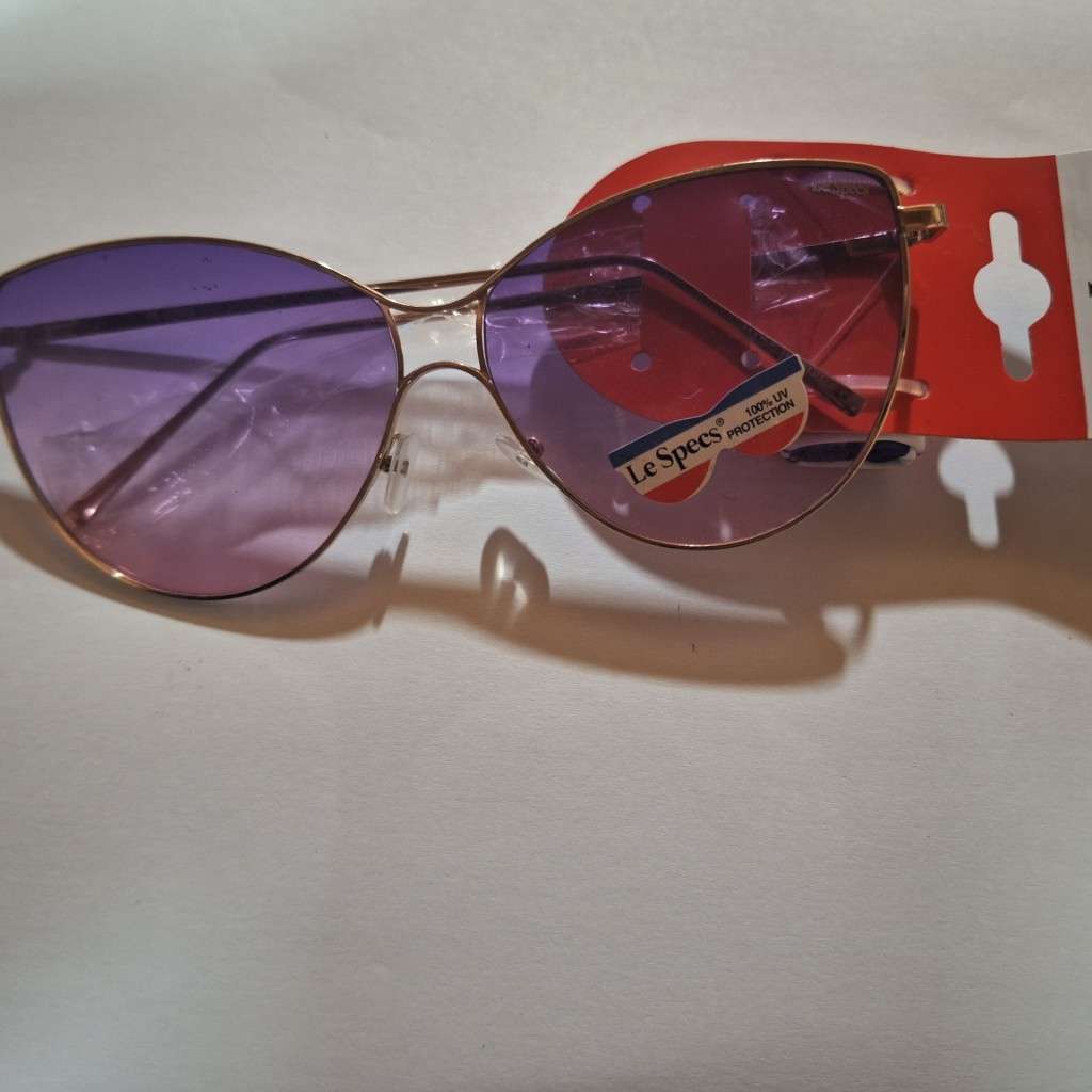 Le Specs slinky uv festival sunglasses in purple