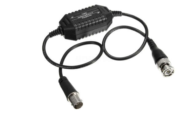 Coaxial Video Ground Loop Isolator Balun BNC Male to Female