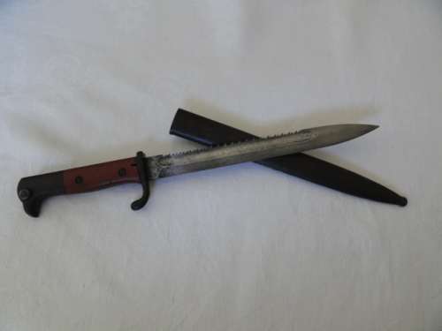 KS German WW1 bayonet maching numbers Erfurt
