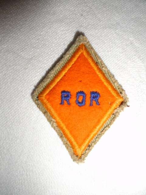 Regiment Orange River flash some moth nips original scarce!!