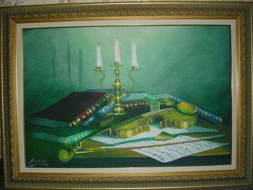 Denzil Herring oil on board 60 X 90 cm CRAZY R1.00 START!!!!!!!